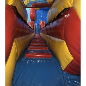 blue water slide